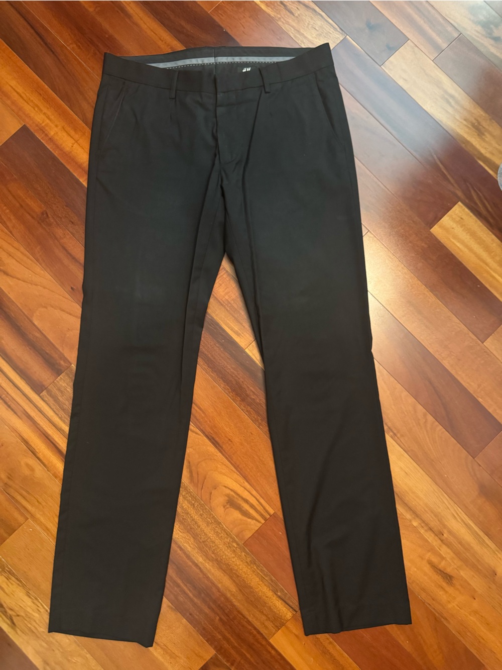 H&M Black Men's Dress Pants - Straight Leg